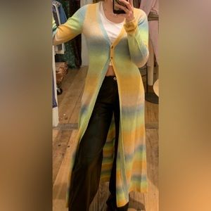 Free People Esme Colorful Maxi Cardigan